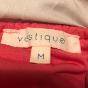 vestique Shorts - Coral and cream lace romper vestique Shorts - Coral and cream lace romper